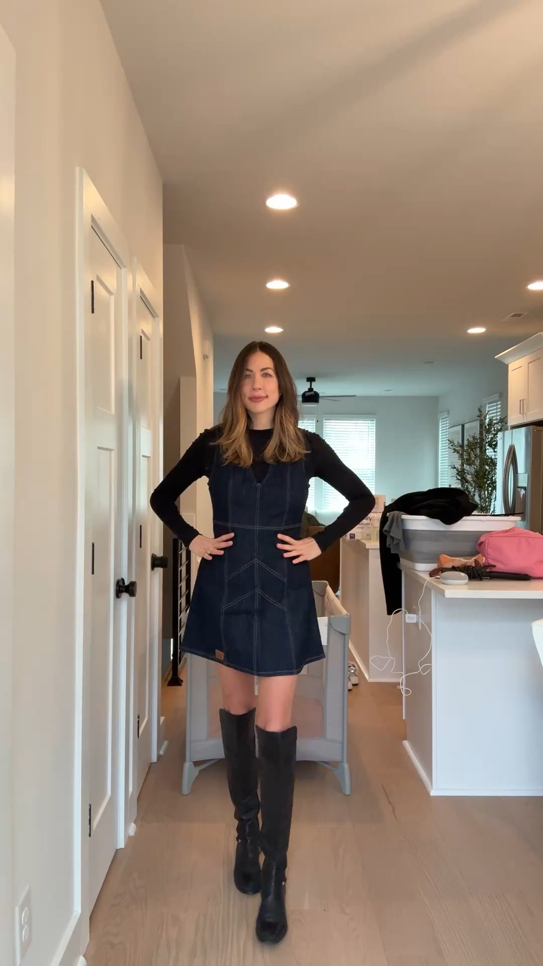 my dress is available in suede! wearing a M


#LTKFindsUnder100