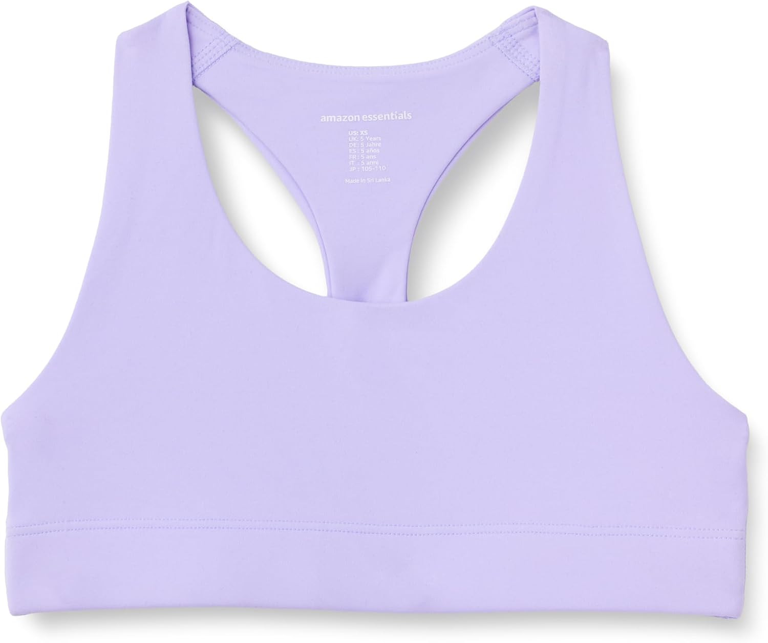 Amazon Essentials Girls' Active Total Train Racerback Sports Bra for Gym Workout Training | Amazon (US)
