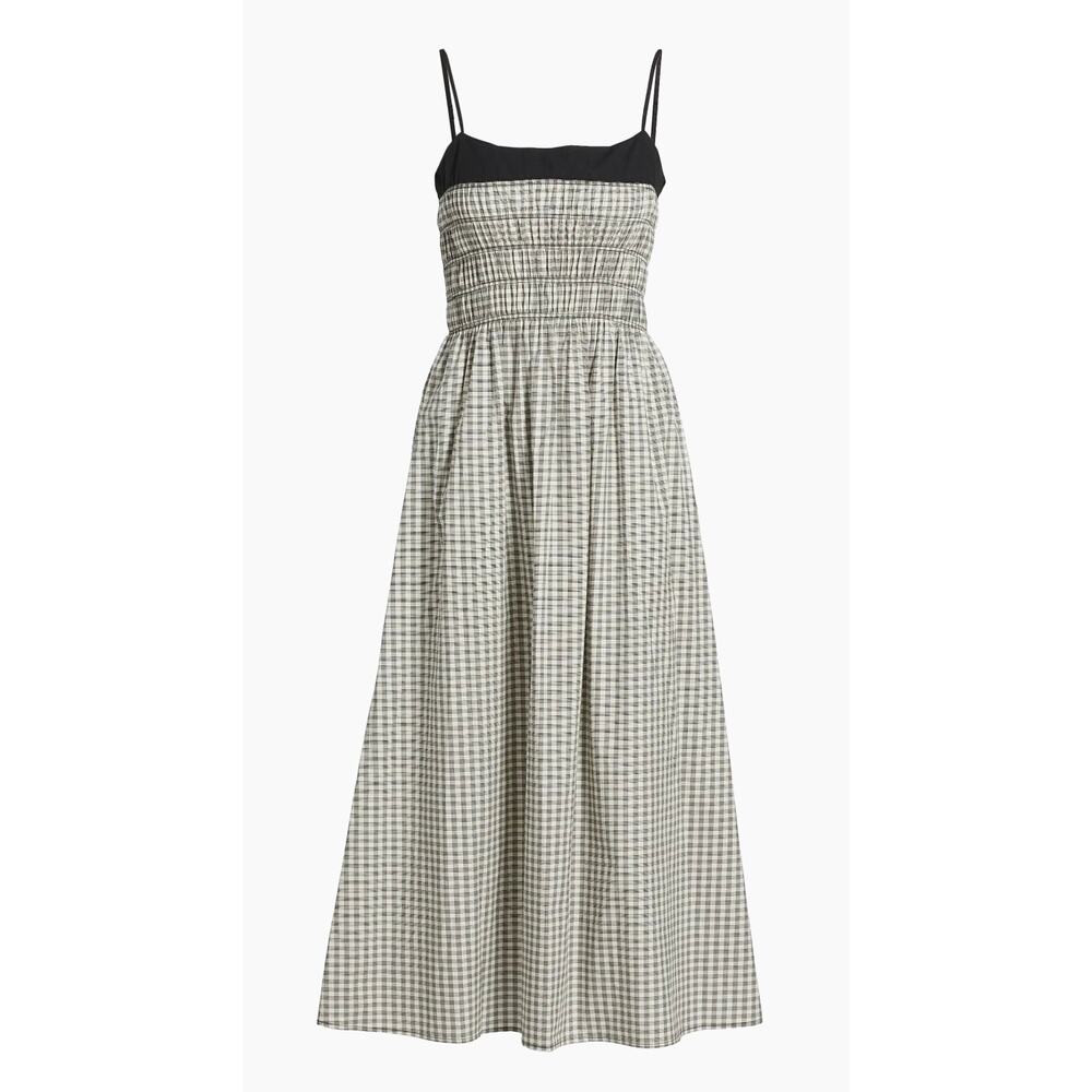 Rails Midi Dress Primrose Black & White Gingham Stretch Cotton | Poshmark