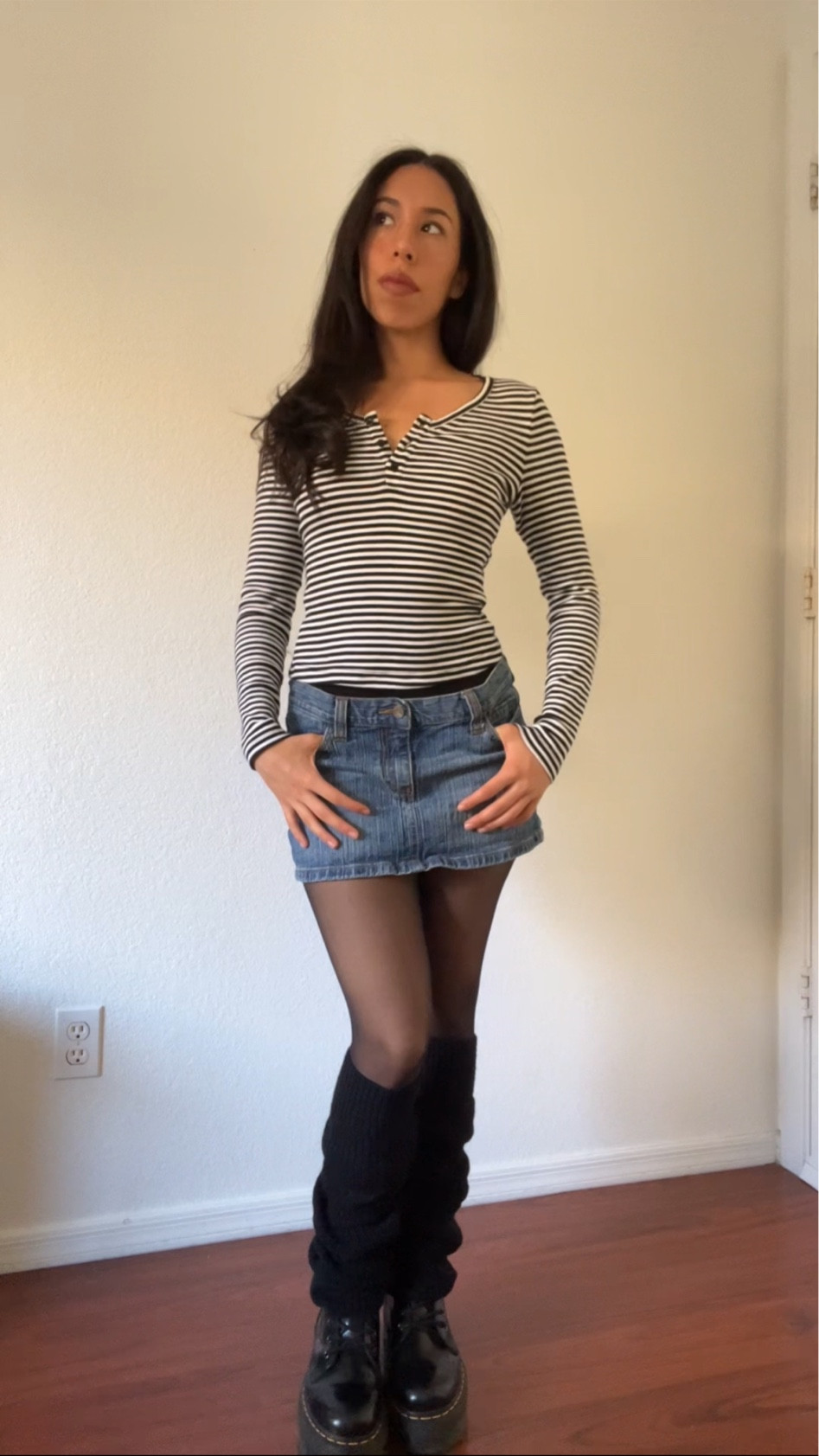 styling tights for the colder weather leg warmers and docs skirt from brandy Melville “Brielle 90s"

#LTKSeasonal