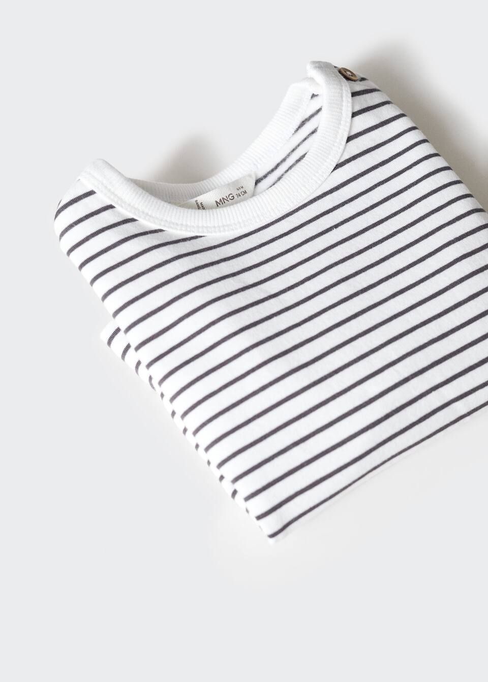 Striped cotton-blend sweatshirt -  Girls | Mango Kids United Kingdom | MANGO (UK)
