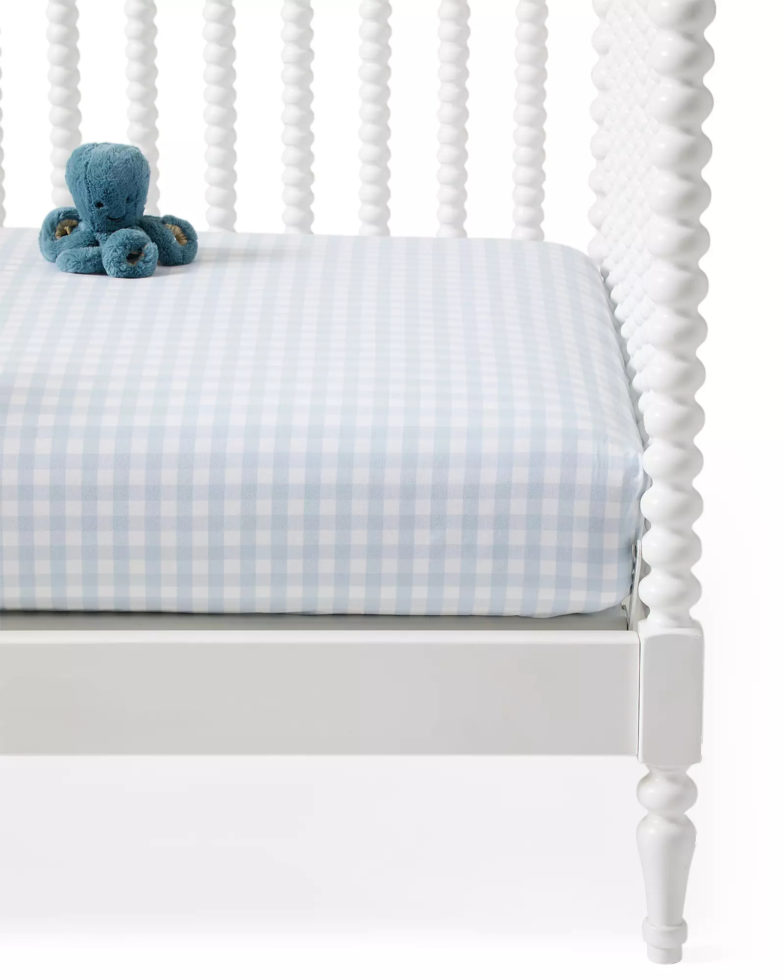 Gingham Crib Sheet | Serena and Lily