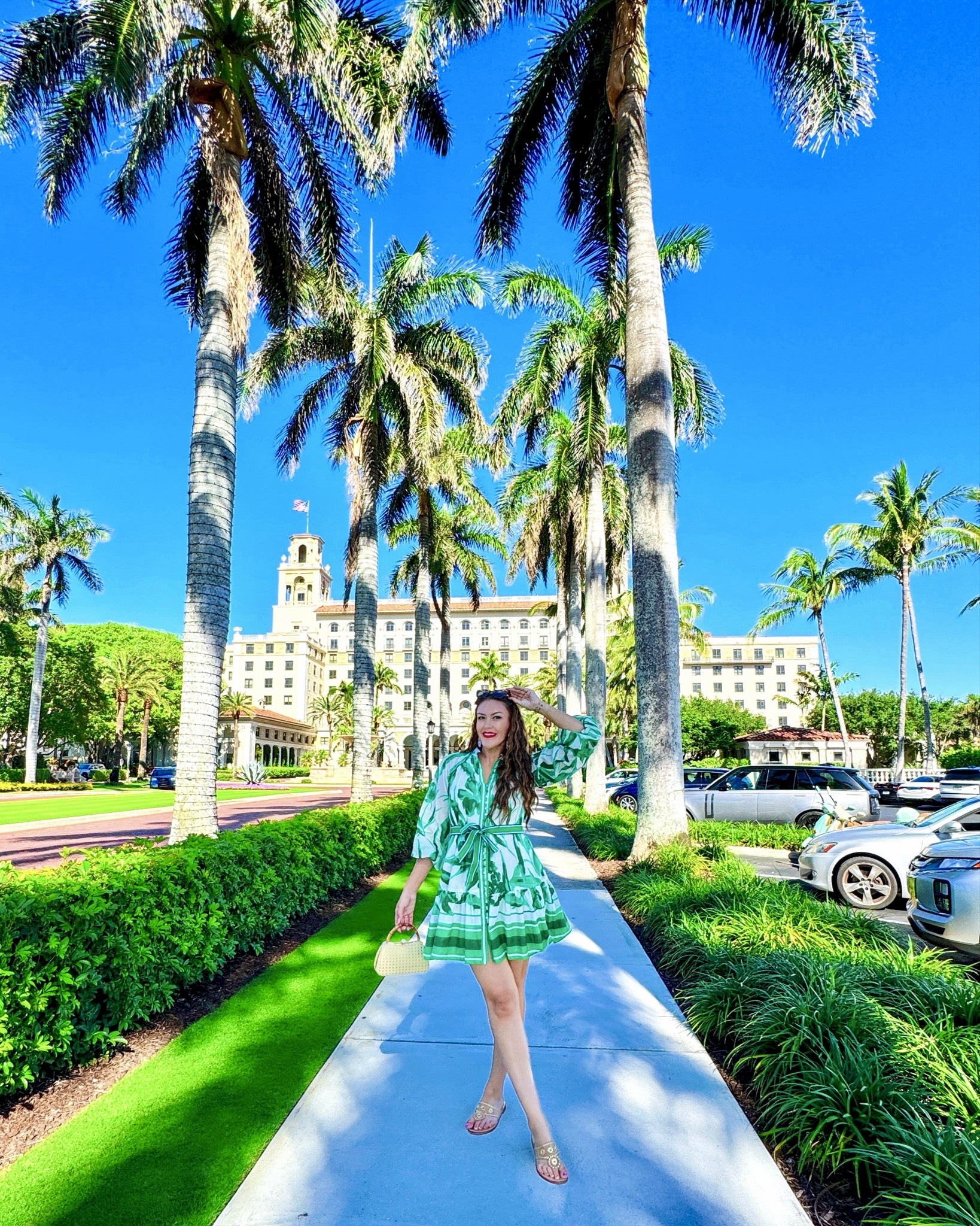 Did you catch the newest Palm Royale episode yesterday? Absolutely obsessed with The Breakers + so unreal I was just there!

This print screams Palm Beach + such a good dress to add to your summer collection 🌴

I’m 5’6” + sized down one to Size 2. This dress has lots of beautiful fabric + the best grosgrain ribbon 😍

#LTKStyleTip #LTKSeasonal #LTKTravel