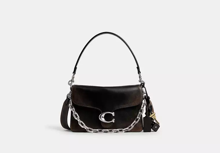 Chain Tabby Shoulder Bag In Loved Leather | Coach (US)