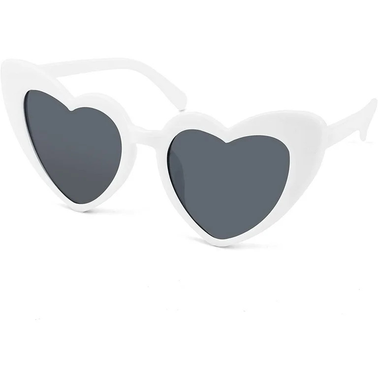 FEISEDY Vintage Heart Shaped Sunglasses Women Stylish Love Eyeglasses B2421-P1 | Walmart (US)