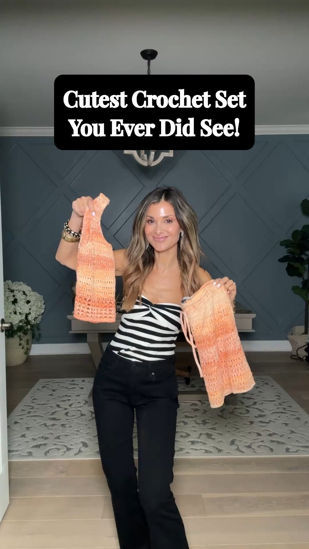 Crochet set//xxs in top and bottom //tube top//xs//24 short inseam//

#LTKPetite #LTKSaleAlert #LTKFindsUnder50