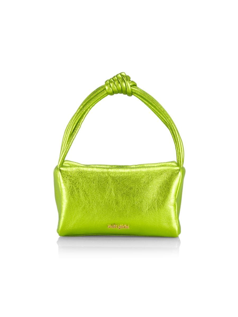 Mini Sienna Metallic Leather Top Handle Bag | Saks Fifth Avenue