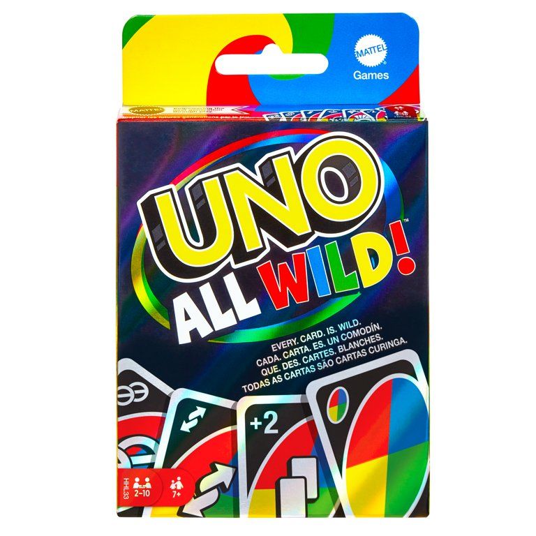 UNO All Wild Family Card Game For 7 Year Olds And Up - Walmart.com | Walmart (US)