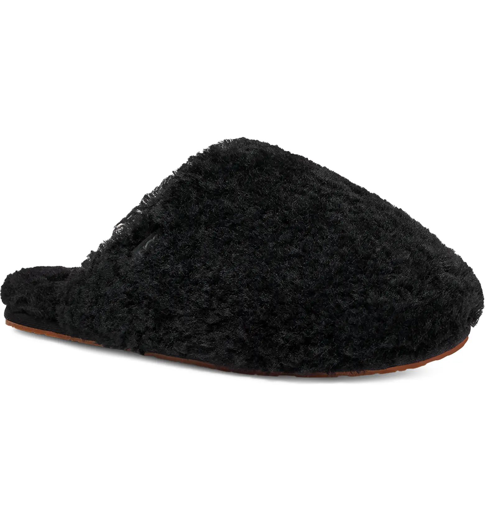 Maxi Curly Genuine Shearling Clog | Nordstrom