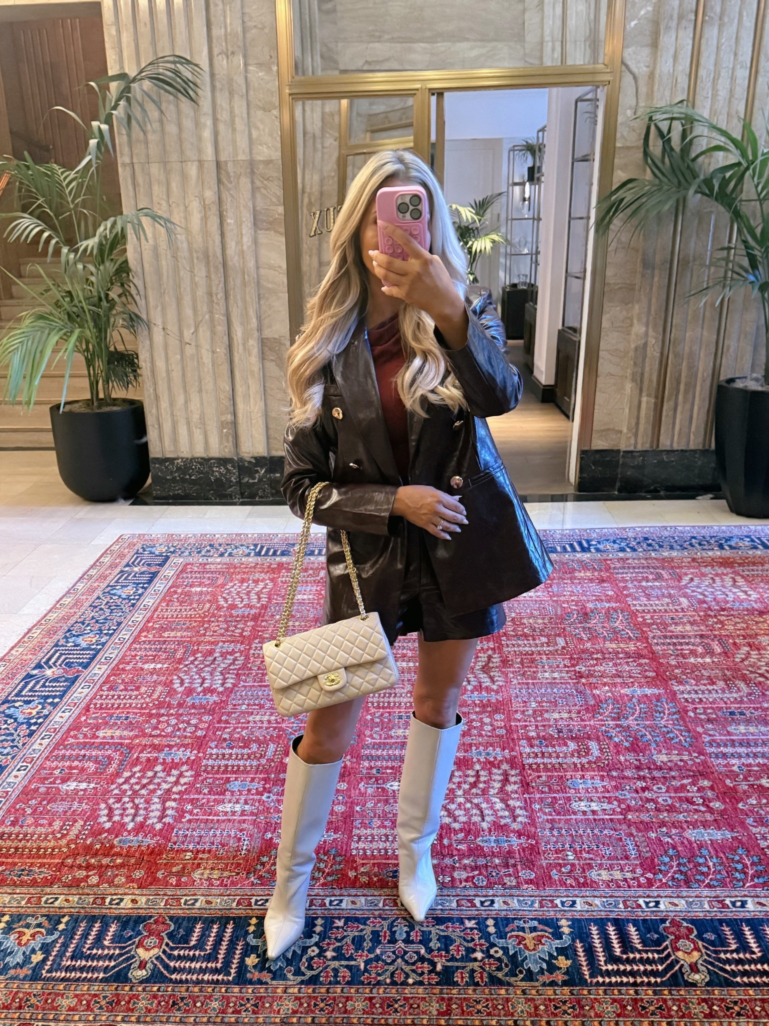 final hotel fit check before we leave for the Art Institute 🖼️ 

#LTKFindsUnder100 #LTKSeasonal #LTKTravel