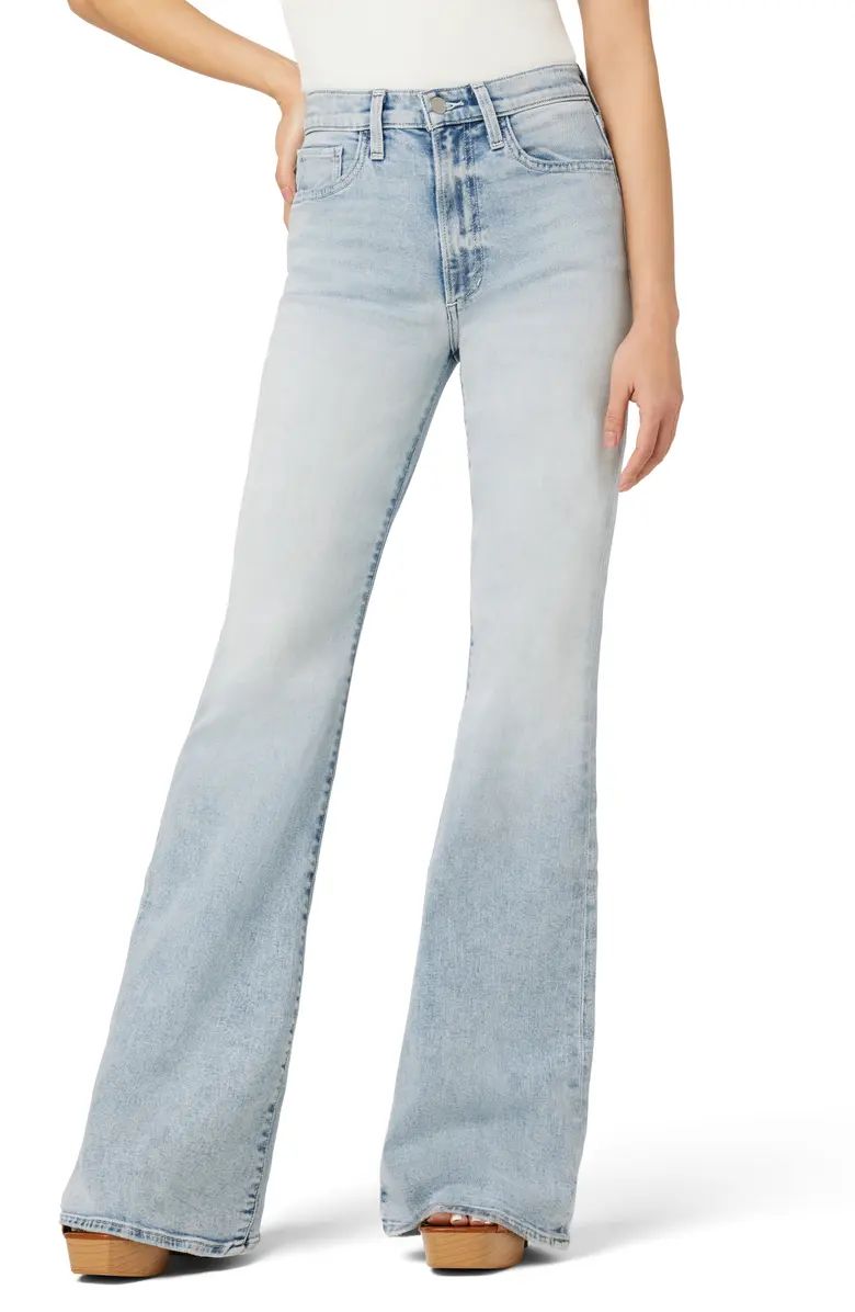 The Molly High Waist Split Hem Flare Jeans | Nordstrom