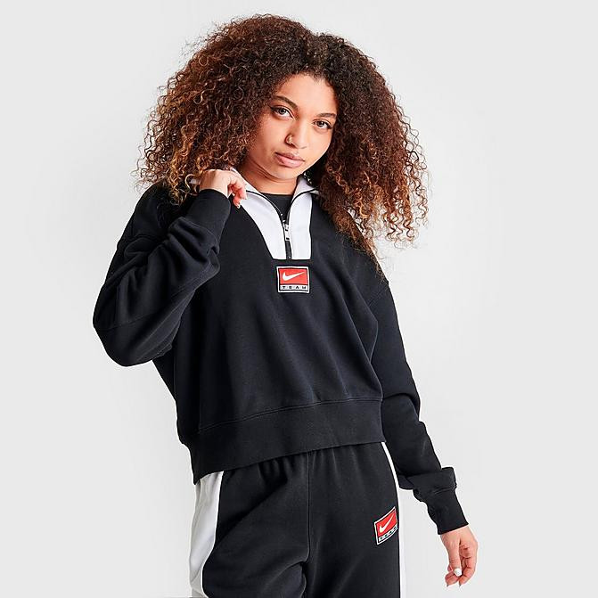 Women's Nike Sportswear Team Nike Half-Zip Fleece Top | Finish Line (US)