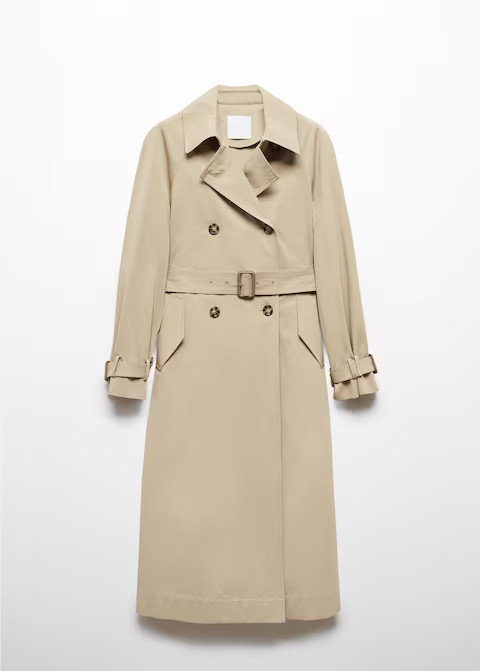 Classic trench coat with belt -  Women | Mango USA | MANGO (US)