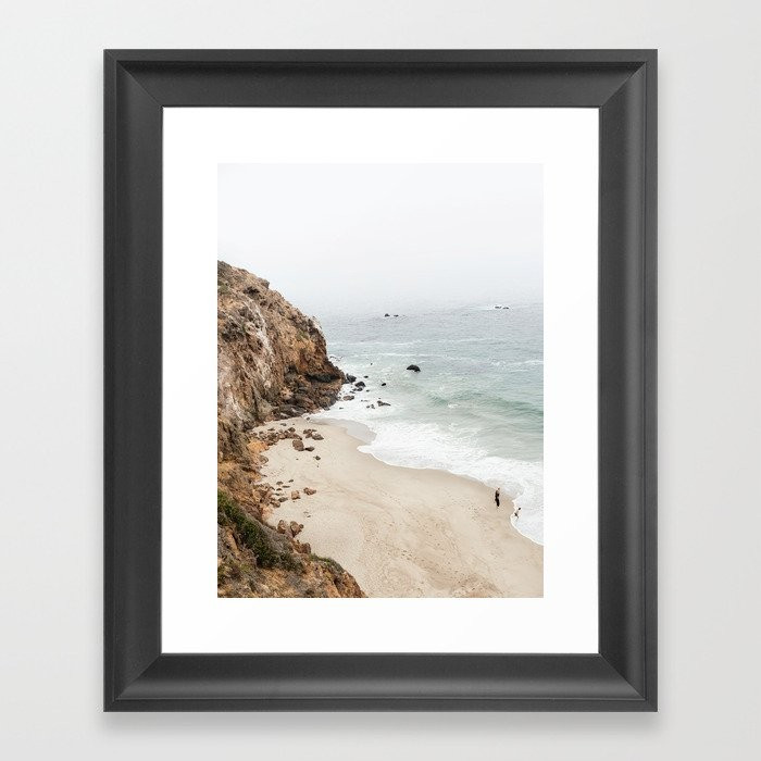 Malibu Coast Beach California Framed Art Print by Travel And Nature Photography | Society6