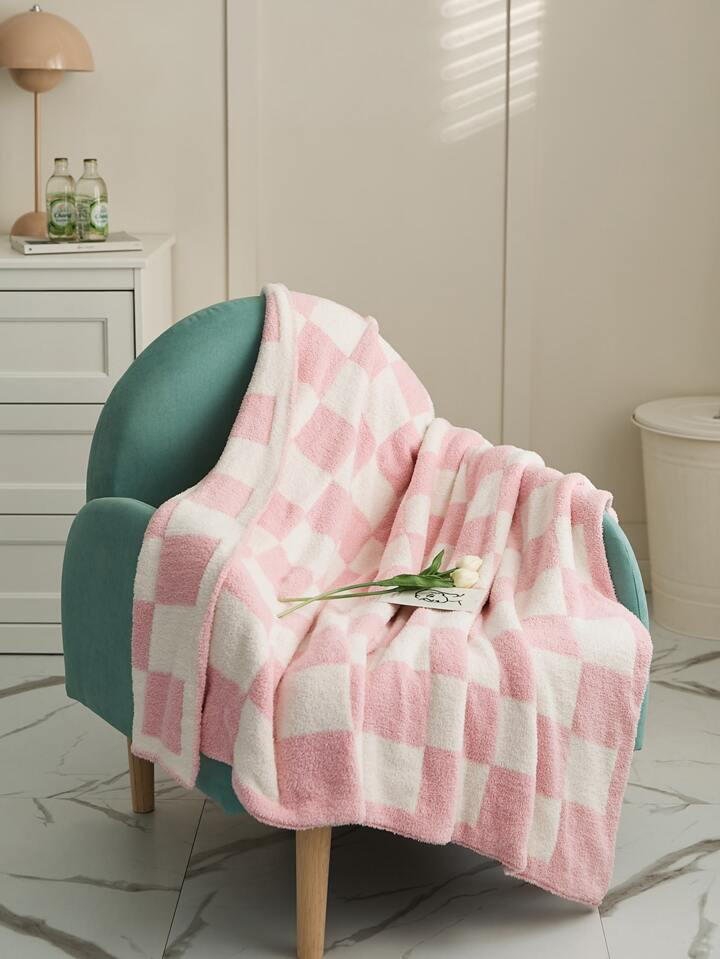 1pc Plaid Pattern Blanket | SHEIN