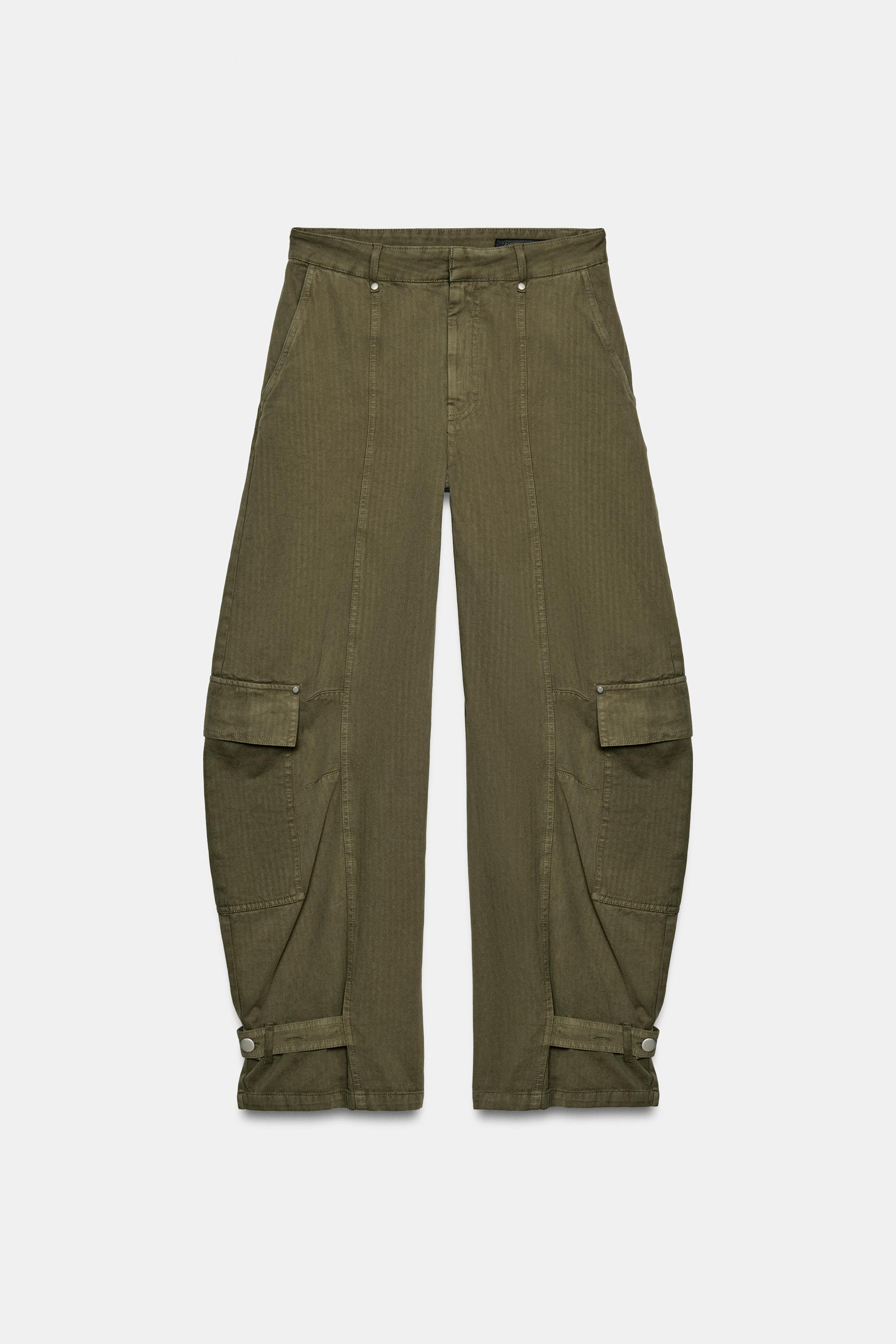 ZW COLLECTION BARREL CARGO PANTS | Zara US