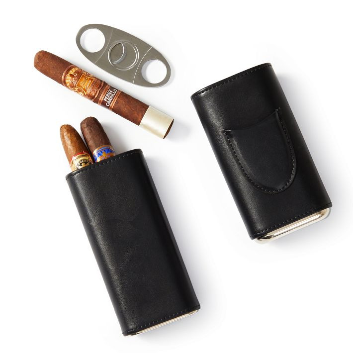 Leather Cigar Case | Mark and Graham