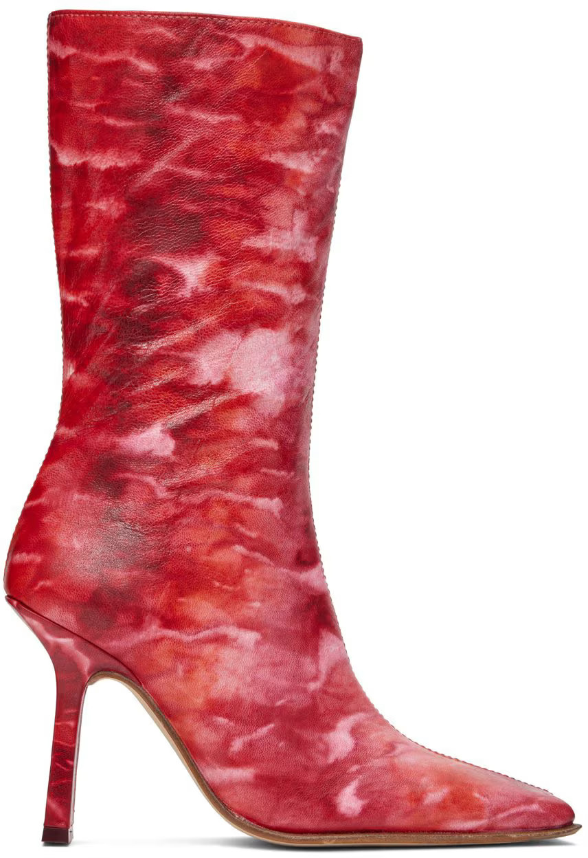 Red Noor Boots | SSENSE