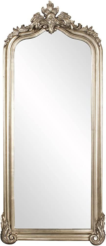 Howard Elliott Tudor Full Length Mirror, Oversized Traditional Floor Mirror with Wood Frame, Stan... | Amazon (US)