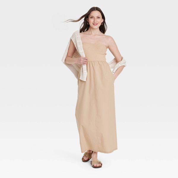 Women's Strapless Midi Sweater Dress - Universal Thread™ | Target