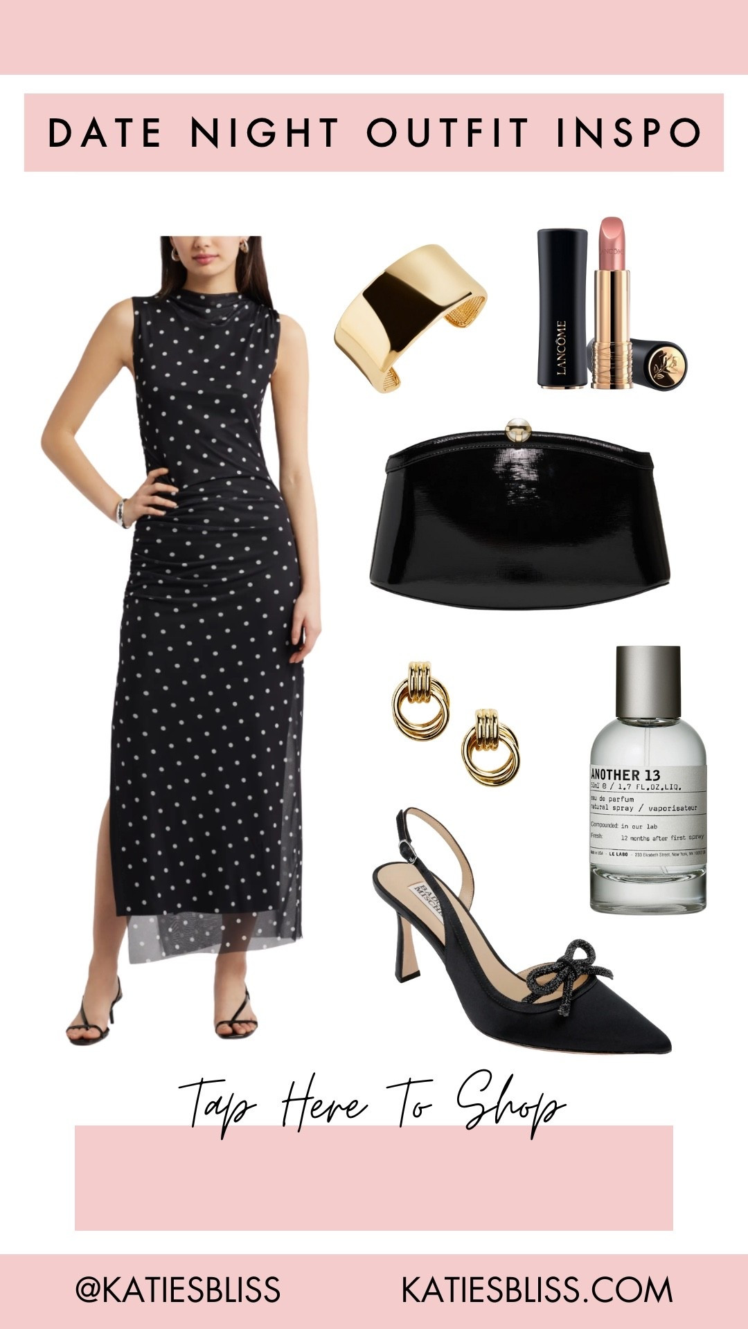 Date night outfit inspo 💖

Valentine’s Day. Polka dots. Clutch. Gold earring. Perfume. Lipstick. Formal. 



#LTKValentine #LTKBeauty