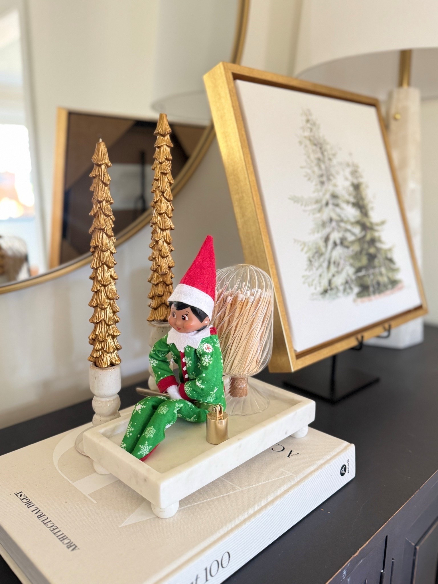 My Elf on the shelf is getting cheeky with our holiday decor

#LTKSeasonal #LTKHome #LTKHoliday