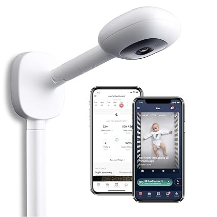 Nanit Plus - Smart Baby Monitor and Wall Mount: Camera with HD Video & Audio - Sleep Tracking - N... | Amazon (US)