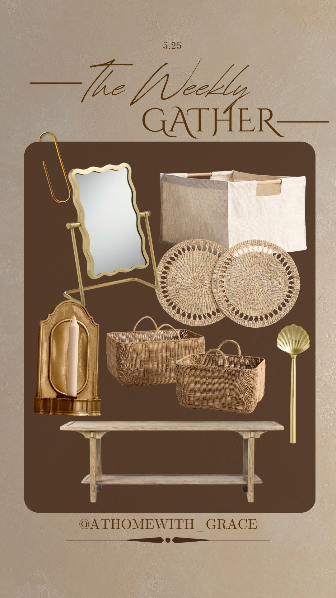 Weekly gather - posted every Monday - a curated selection of things that caught my eye this week for home interiors and decor.

#LTKHome