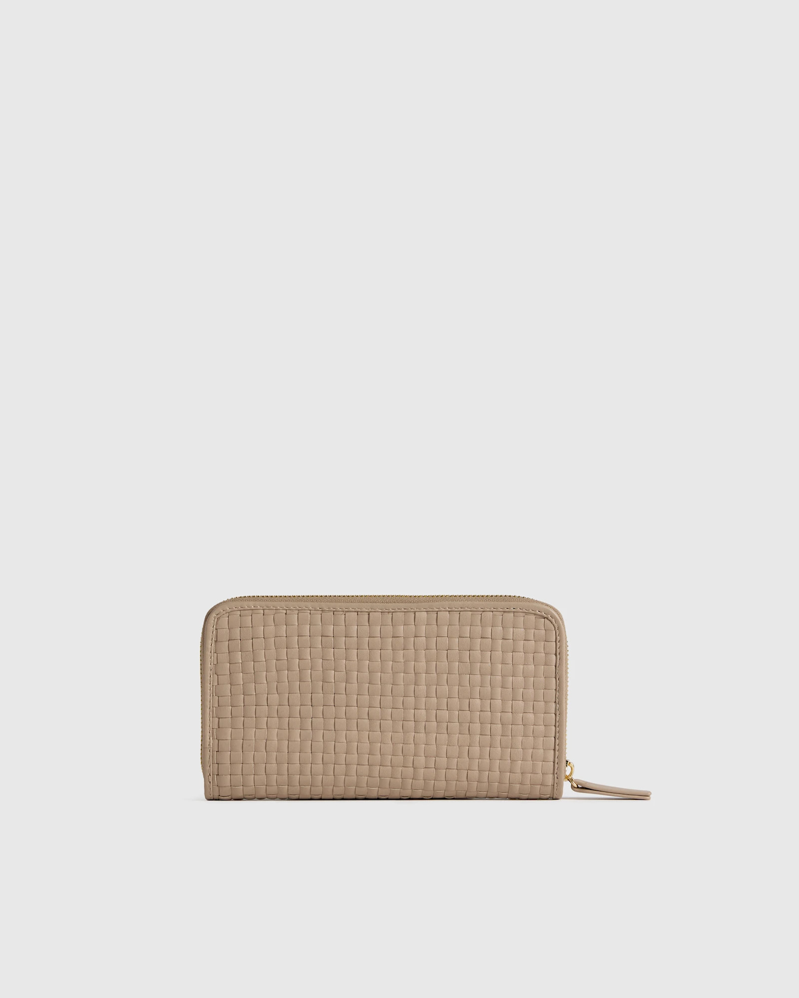 Italian Leather Handwoven Continental Wallet | Quince