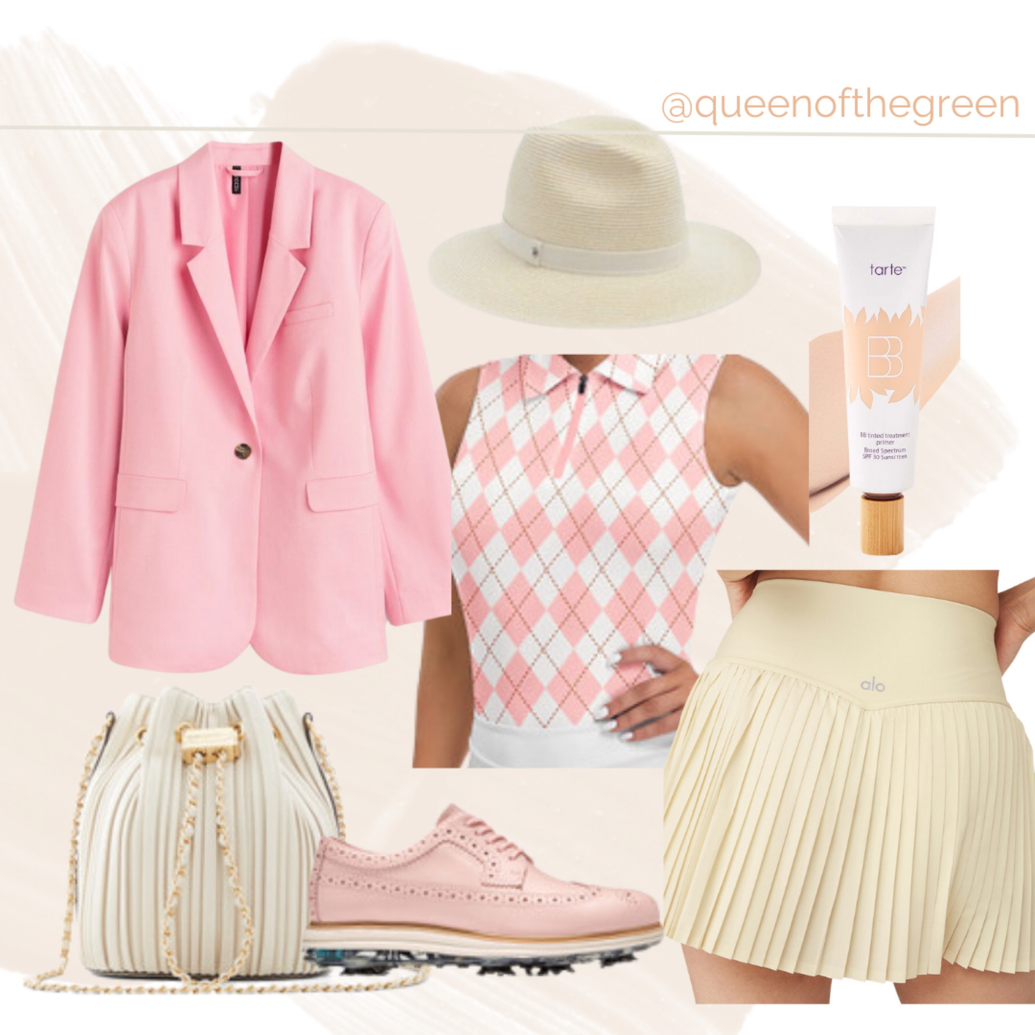 Peaches n Crème Outfit Day! 
Golf / Country Club Outfit… Everything Under $100! $27.99 Amazon Top, $49.99 Blazer #golffashion #resortfashion #golfgirl #golfoutfit #golfstyle #athleisure #sportygirl 

#LTKunder100 #LTKfit #LTKSeasonal