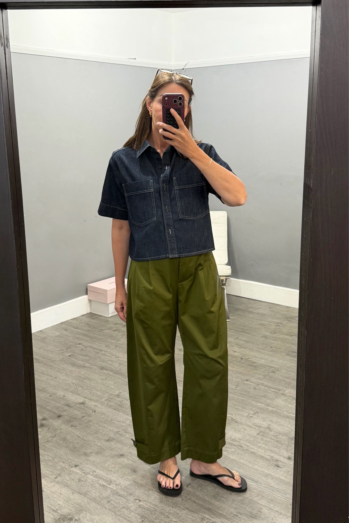 The khaki with the indigo is so rock but still great for summer

#LTKstyletip #LTKsummer #LTKspring