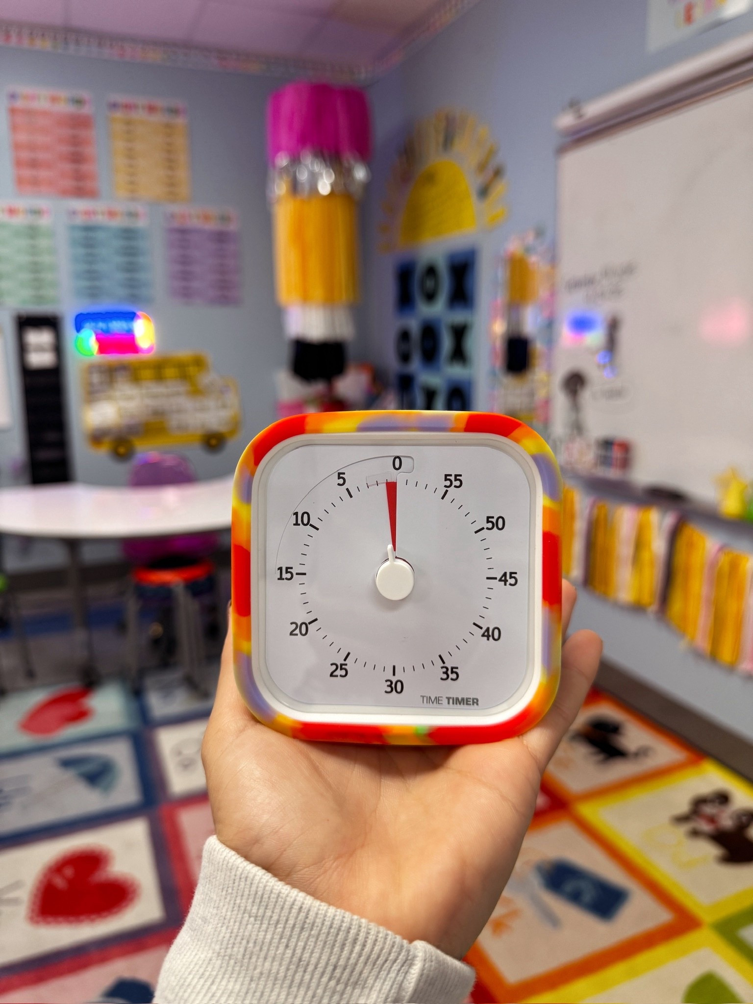 Time Timer is a new addition to the classroom to help with classroom management and independent work! 


