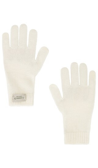 Comme Si Cashmere Short Gloves in Cream. | Revolve Clothing (Global)