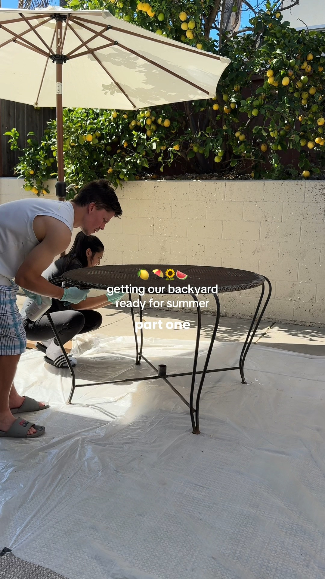 Dining set: fb marketplace
Umbrella: living spaces
Umbrella base color: Teak

Backyard refresh, furniture refresh, outdoor furniture, outdoor furniture diy, outdoor dining furniture, outdoor diy

#LTKSeasonal #LTKHome #LTKvlog