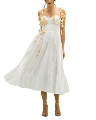 PatBO Tricoline Lotus Midi Dress | Bloomingdale's NEW & NOW Women's New Arrivals | Bloomingdale's (AU)