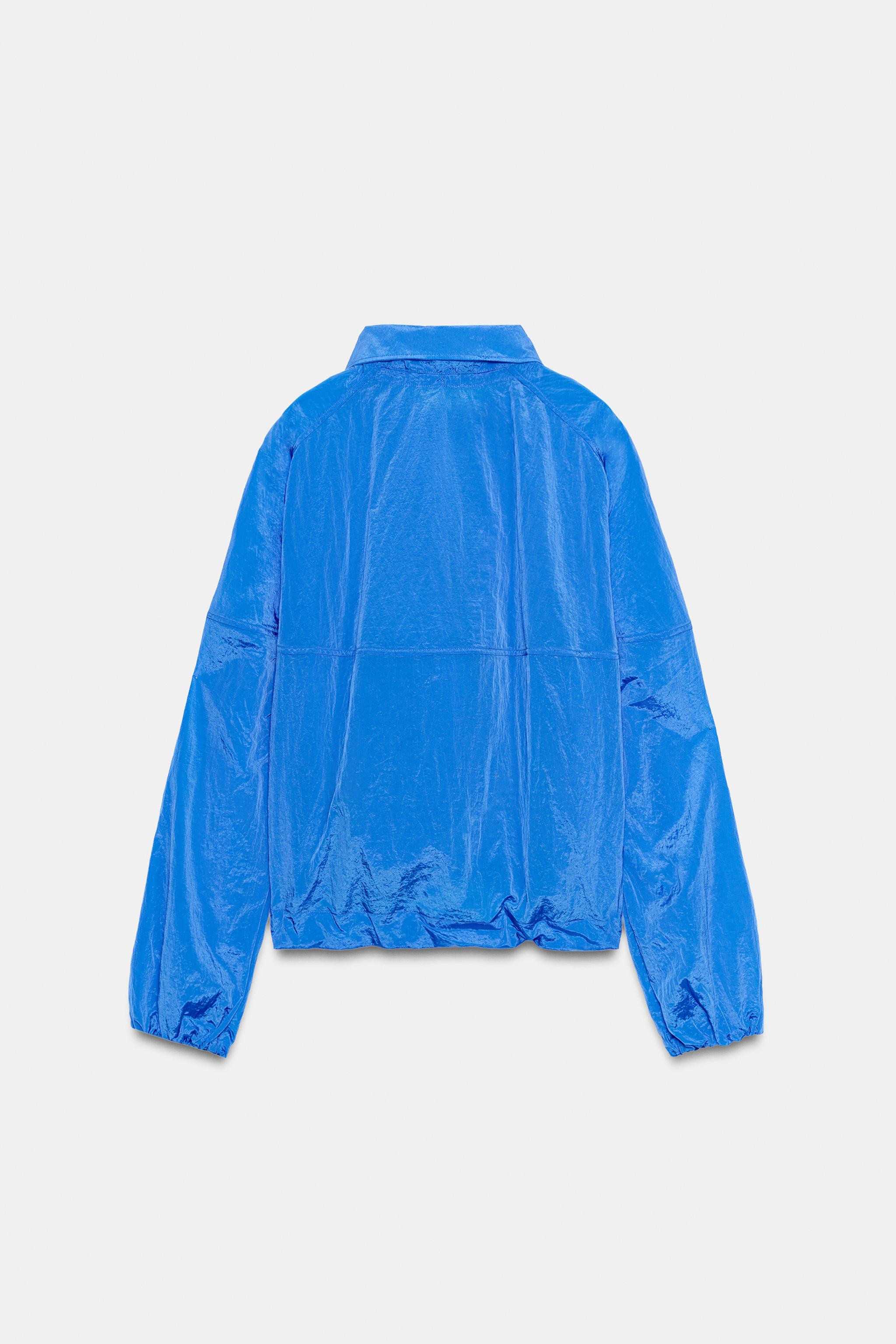 NYLON JACKET WITH GATHERS | Zara AU
