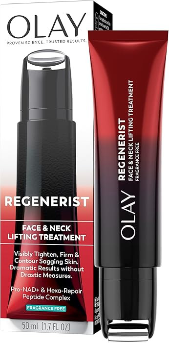 Olay Regenerist Neck and Face Roller, Neck Cream for Tightening and Firming, Anti-Aging Moisturiz... | Amazon (US)