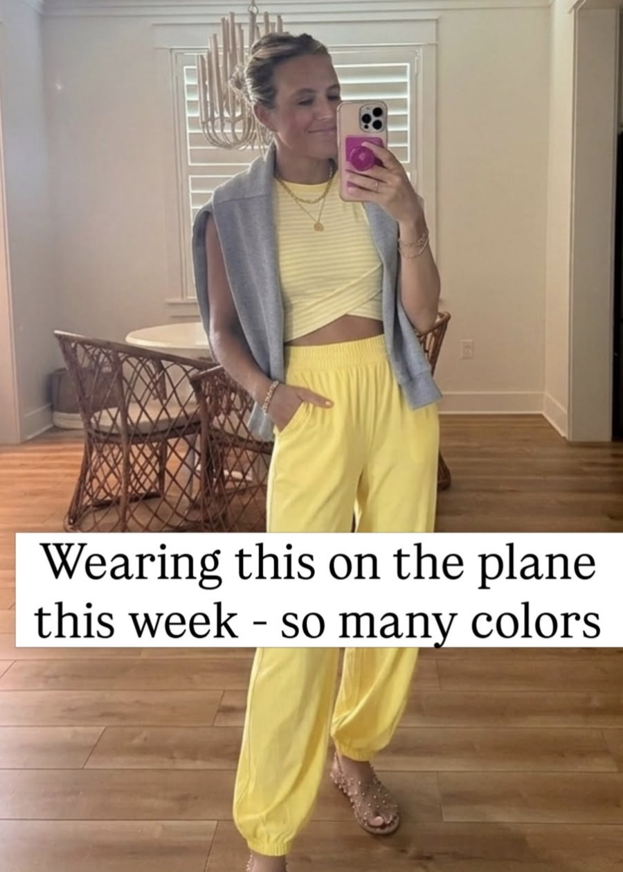 The cutest travel-day set ✈️ Comfortable enough for a long flight but still looks completely put together. It comes in so many colors, too!
 

 #LTKgrwm #LTKmomlife #LTKTravel