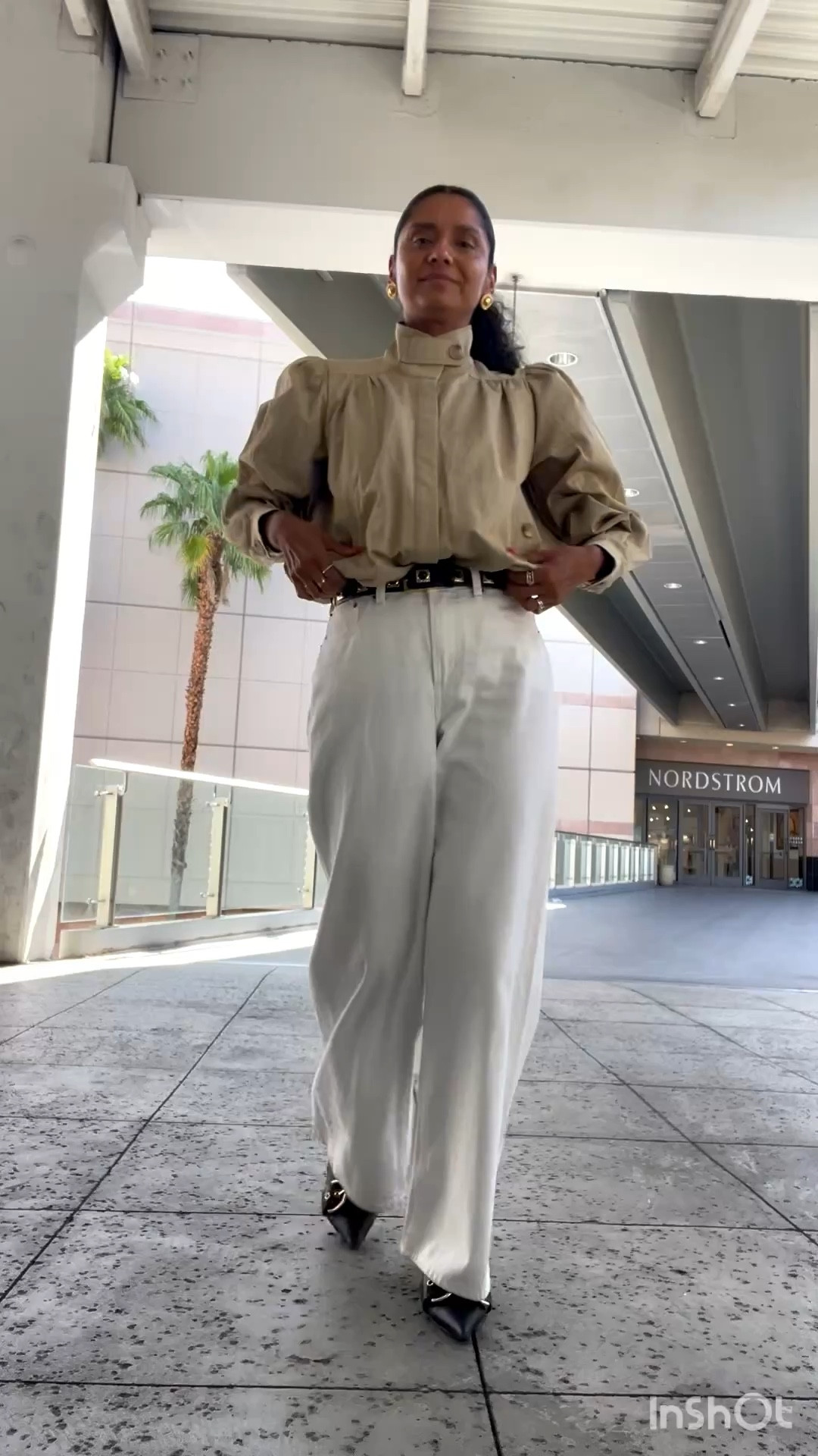Today work outfit! Astr jacket size xs and Abercrombie pants size 25. Belt is xs/s