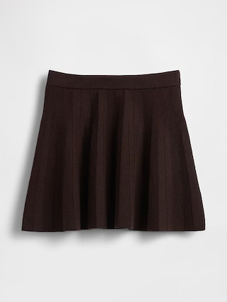 Pleated Mini Sweater Skirt | Gap (CA)