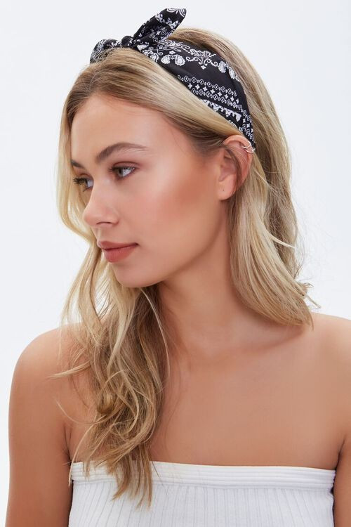 Paisley Print Bow Headband | Forever 21 (US)