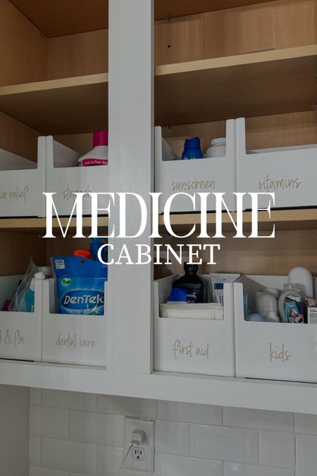 Medicine Cabinet Organization 

#LTKhome #LTKfindsunder50