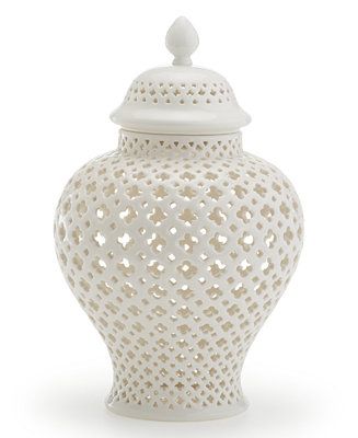 Two's Company Carthage Medium Pierced Covered Lantern & Reviews - Candle Holders - Home Decor - M... | Macys (US)