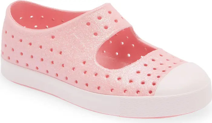 Juniper Bling Glitter Perforated Mary Jane | Nordstrom