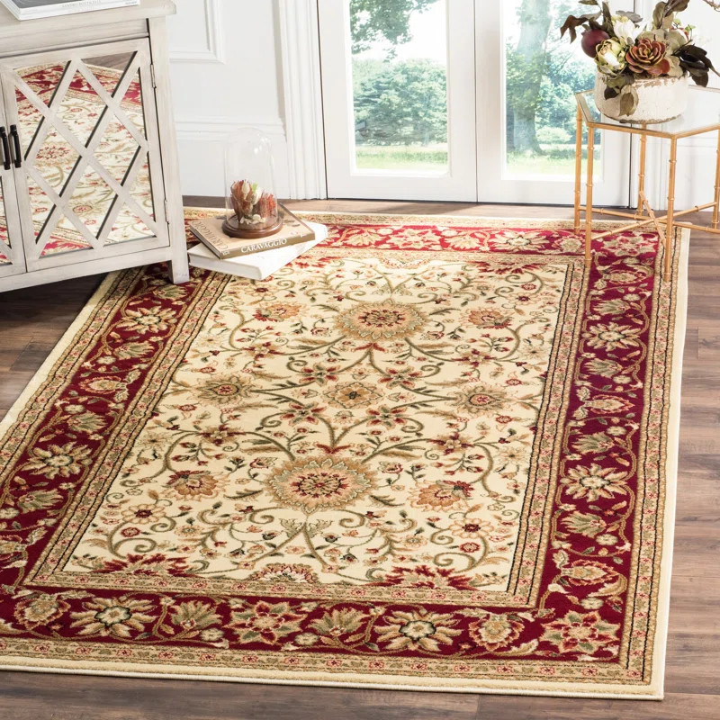 Klose Oriental Ivory/Red Area Rug | Wayfair North America