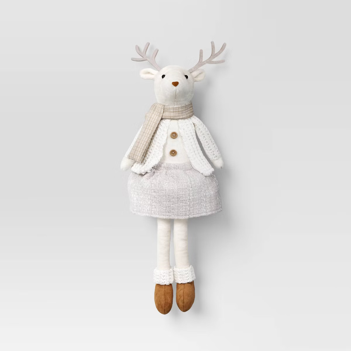 Christmas Fabric Reindeer Figural Girl - Wondershop™ | Target