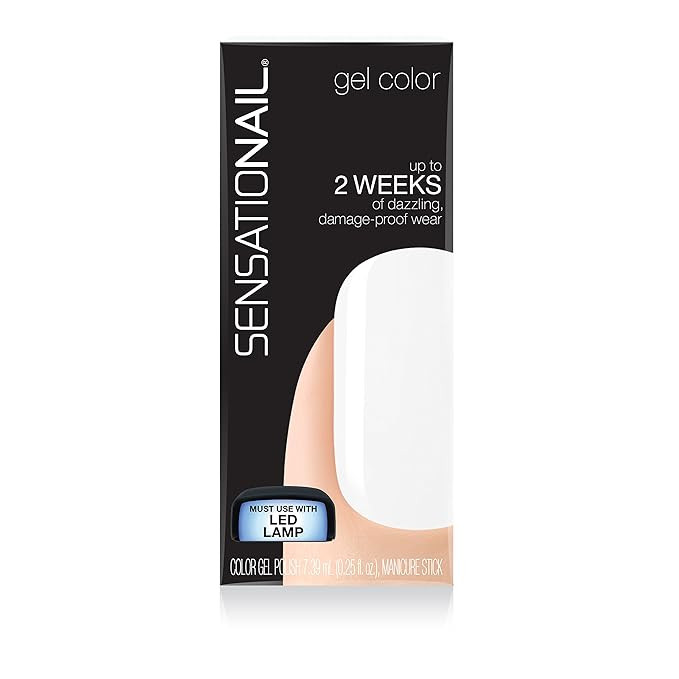 SensatioNail Color Gel Polish White Lily .25 oz | Amazon (US)