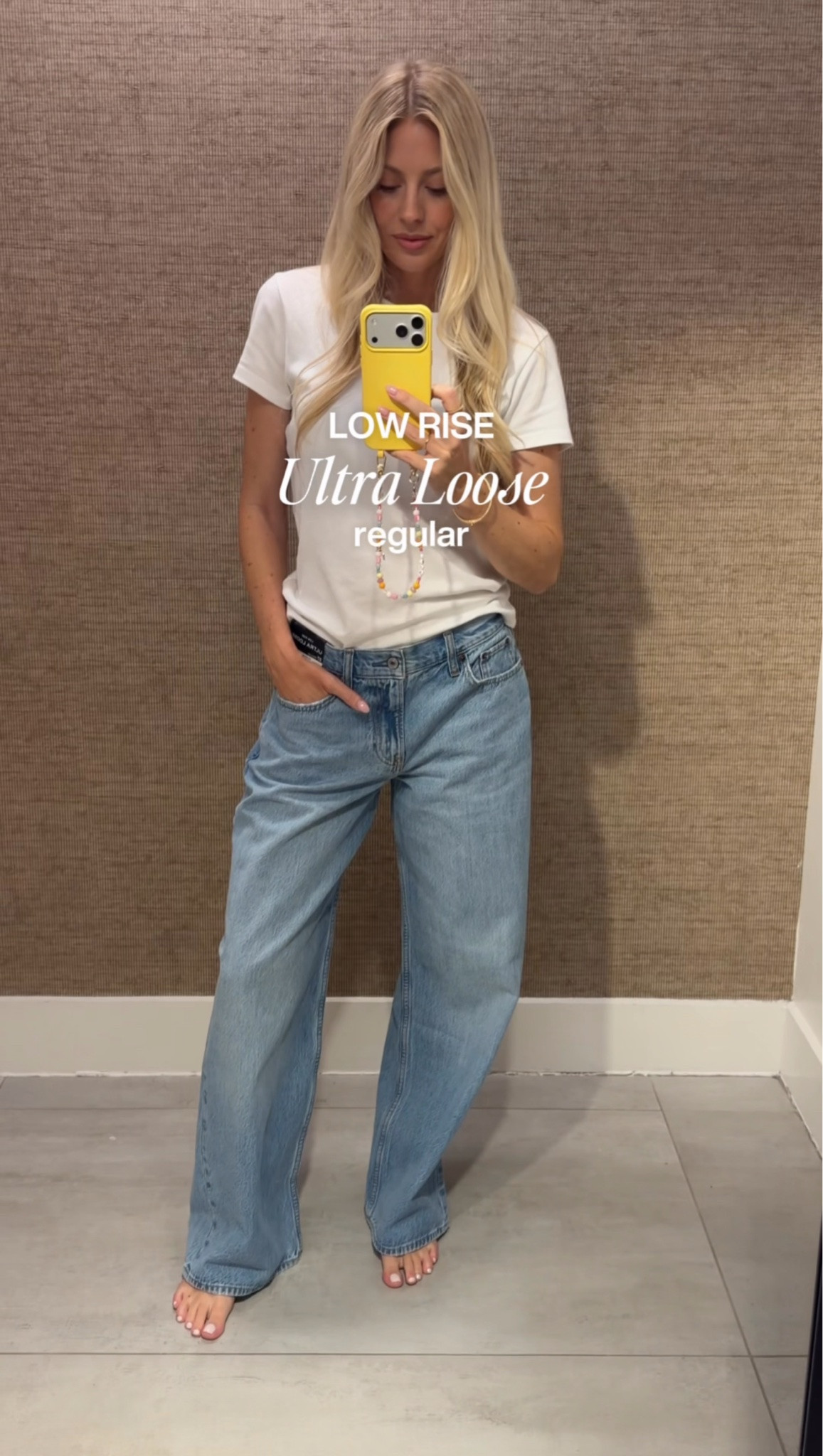 Trying Abercrombie’s low-rise Ultra Loose jeans in the regular length 👖 This pair has an intentionally oversized, laid-back shape with a light wash and extra-relaxed leg. A fun option when comfort is the priority.

#LTKfit #AbercrombieDenim #LowRiseJeans #BaggyJeans #LooseFitDenim #DenimTryOn #CasualStyle