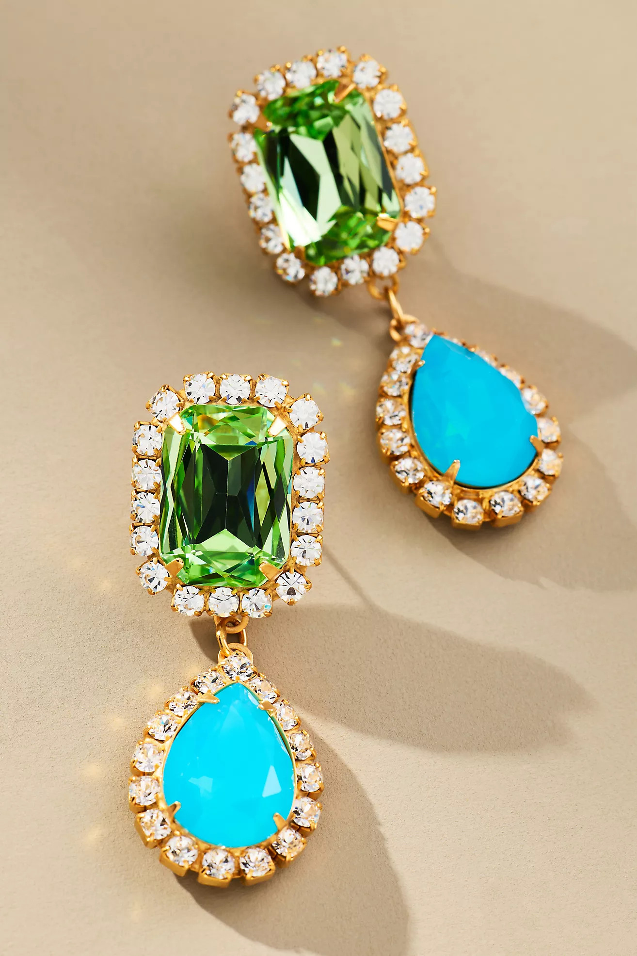 The Pink Reef Jewel Neons Drop Earrings | Anthropologie (US)
