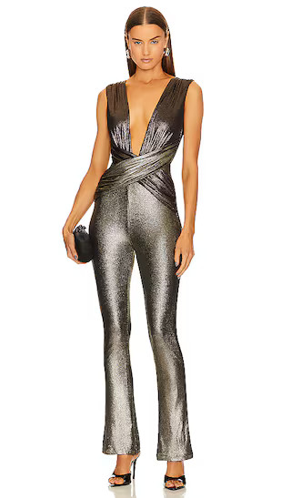 x REVOLVE Aiden Jumpsuit in Bronze & Champagne | Revolve Clothing (Global)